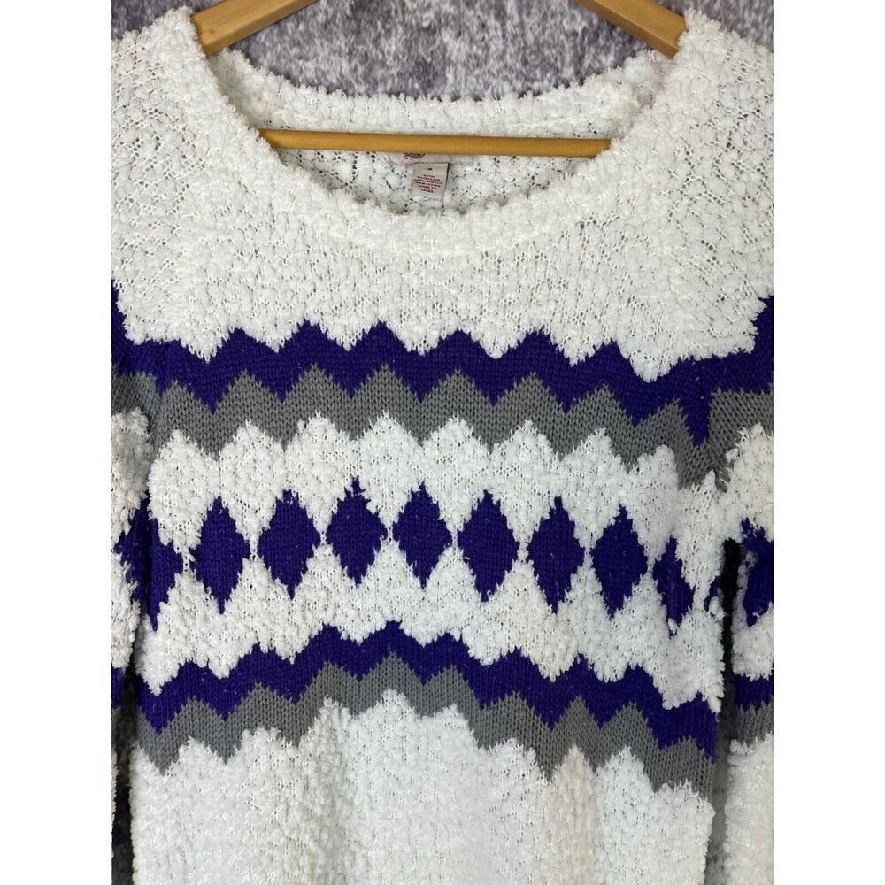 Arizona Sweater Womens M Christmas Vintage Fair Isle Knit Pullover Snow Ski Warm - Picture 2 of 14